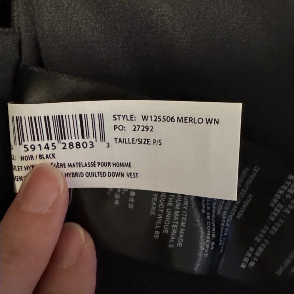 RUDSAK Midnight Black Quilted Vest - Picture 8 of 8
